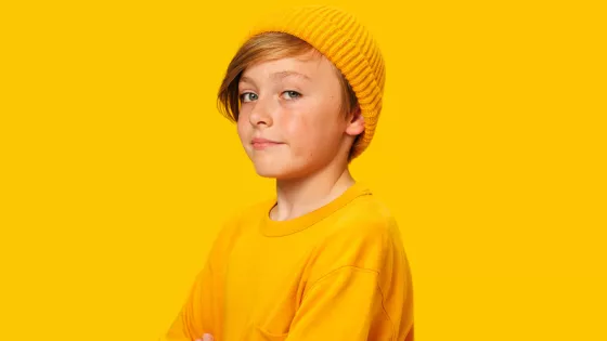 Cash smiling at the camera