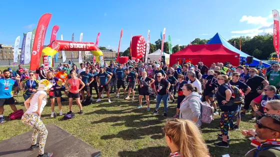 London Summer walk Start Line