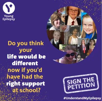 Young epilepsy asks young people how different their life would be if they had the right support at school