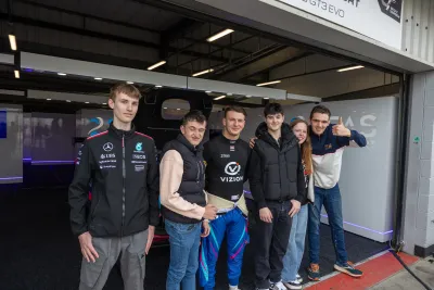 Meeting drivers and and exploring the paddock