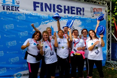 Thames Bridge Trek finishers