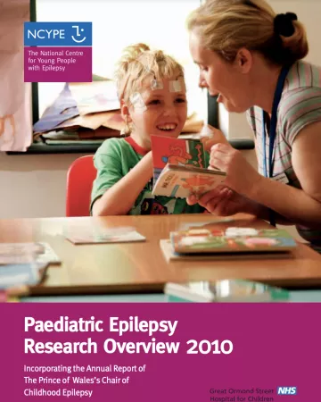 A woman and child are depicted reading books on the Research Report 2010 cover.