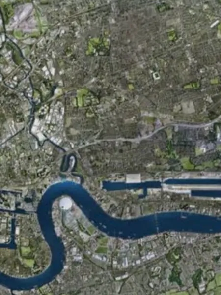 Map of London as seen on BBC's Eastenders